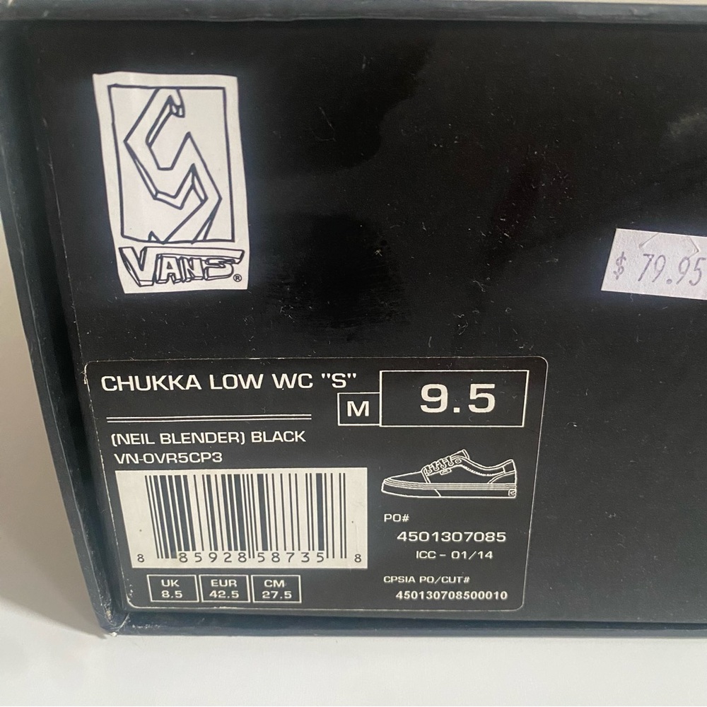 Vans Syndicate Neil Blender Chukka Low Men's 9.5 Skateboard - Picture 14 of 15